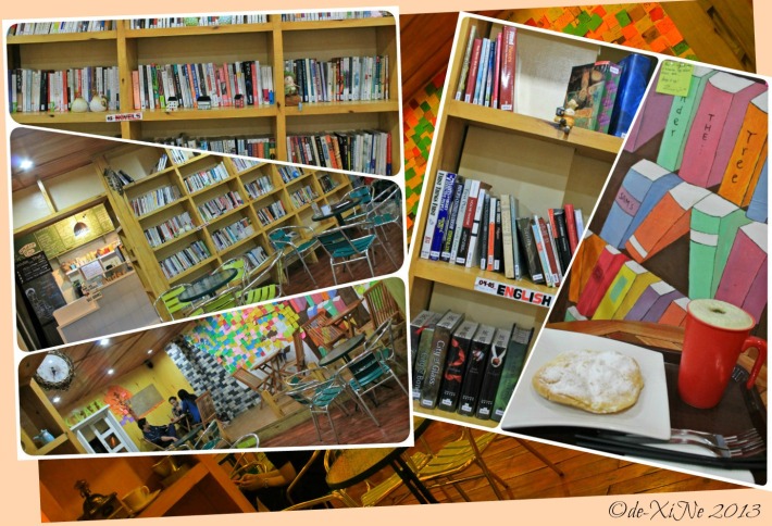 Under the Tree Book Cafe's book collection