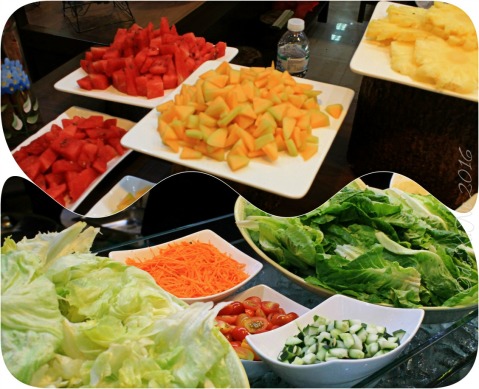 2016-01-28 Baguio Heritage Buffet Restaurant at Heritage Mansion fruits and veggies for salad