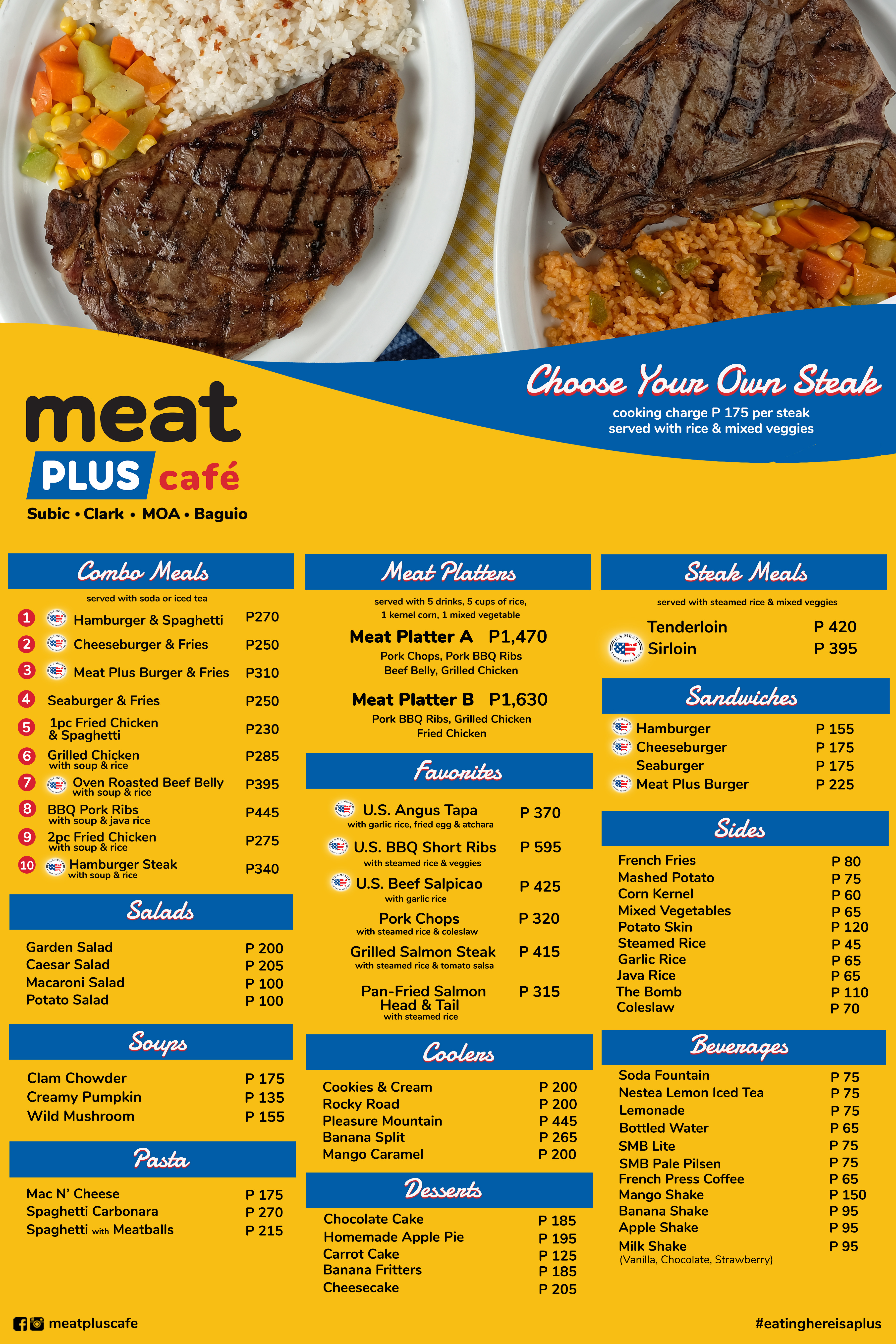 Meat Plus Cafe: Great Cuts of Meat, Plus Ultra